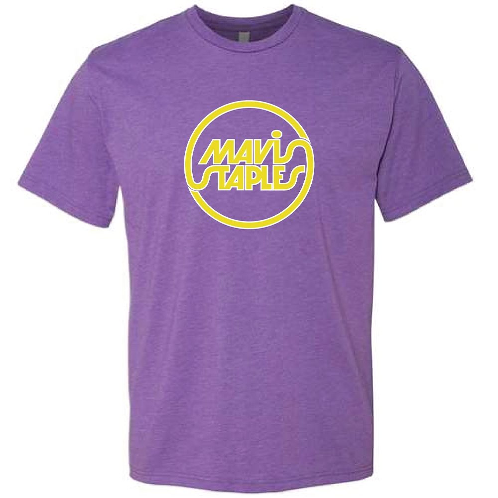 Mavis Staples Circle Logo T - Purple