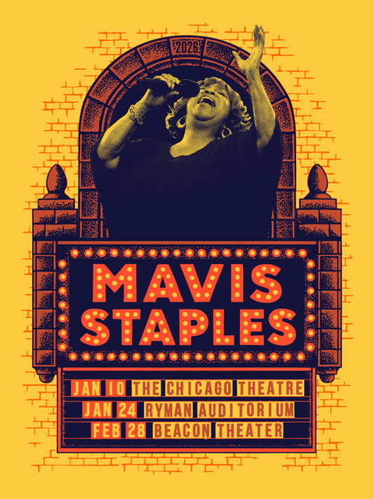 Mavis Staples - January/February 2026 Poster